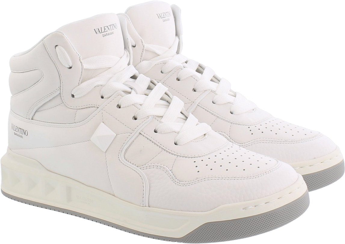 Valentino Heren Mid-Top Sneaker Wit