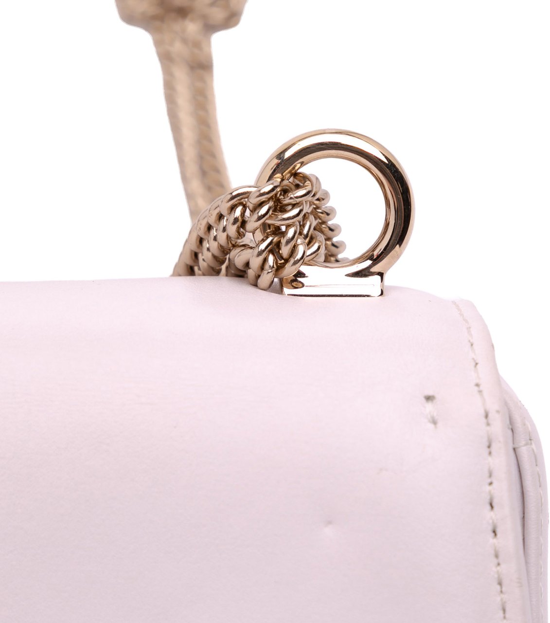 Valentino Small Leather VLTN Chain Crossbody Wit