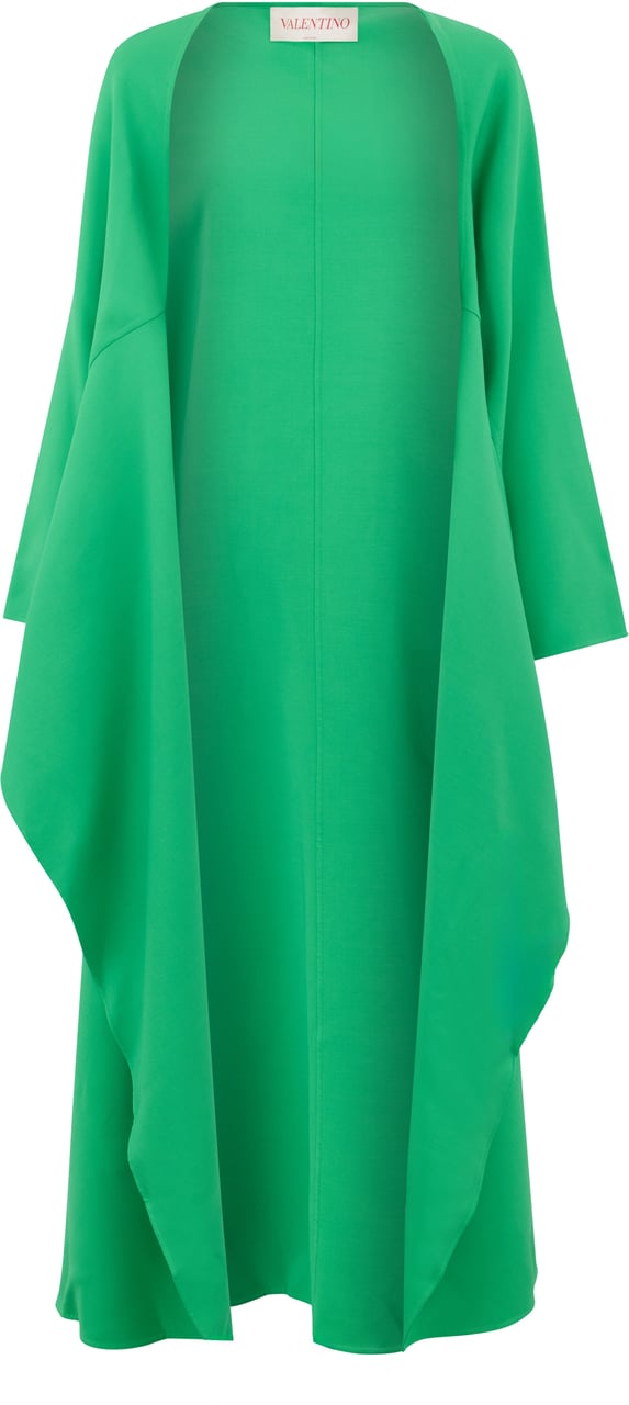 Valentino Virgin wool cape Groen