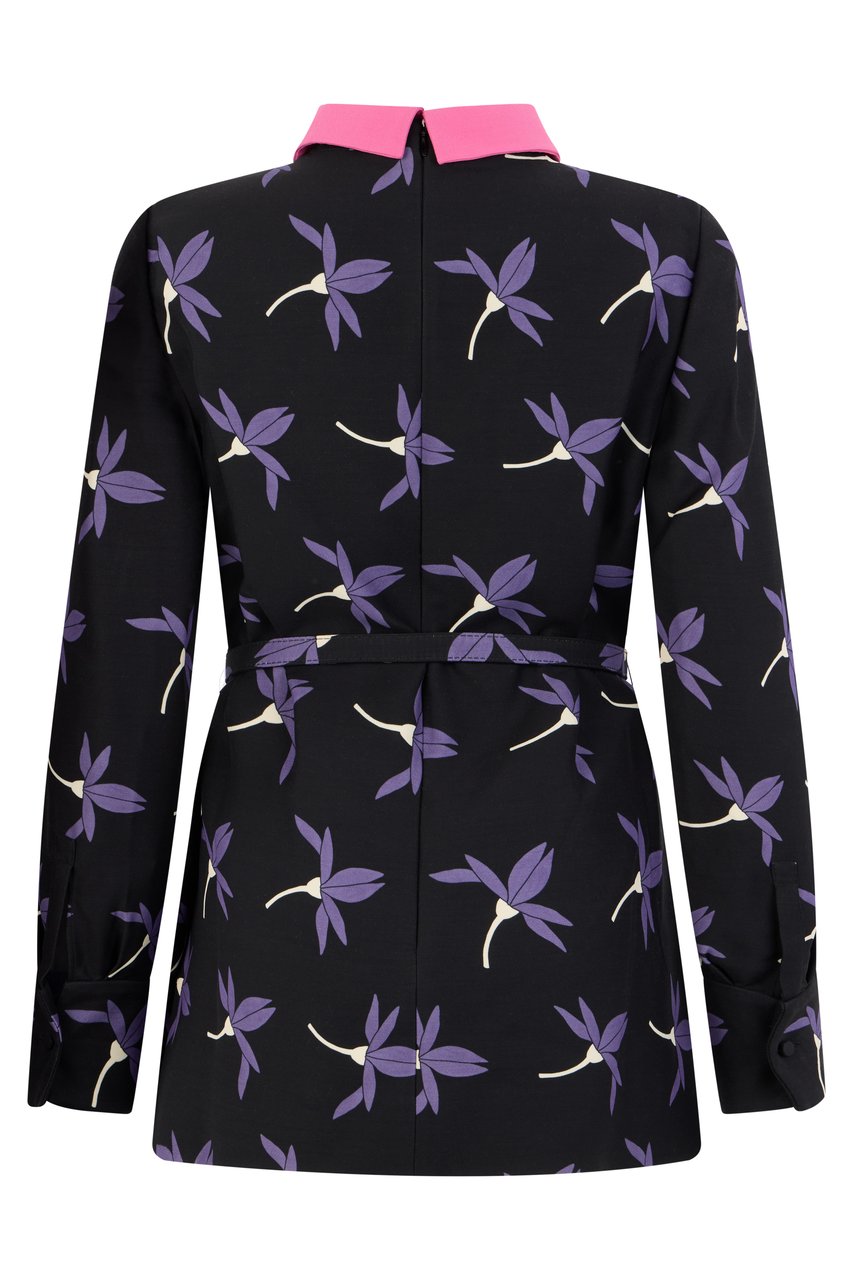 Valentino Long sleeve top Zwart