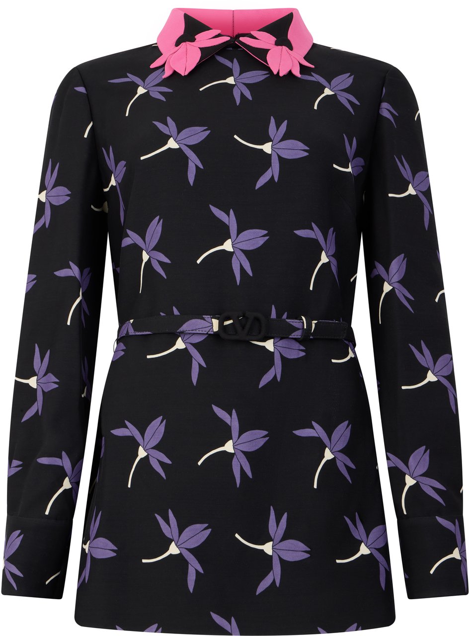 Valentino Long sleeve top Zwart