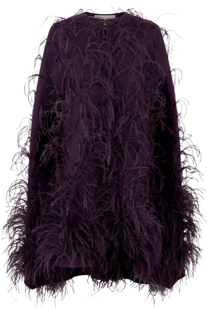 Valentino Elegant purple cape Paars