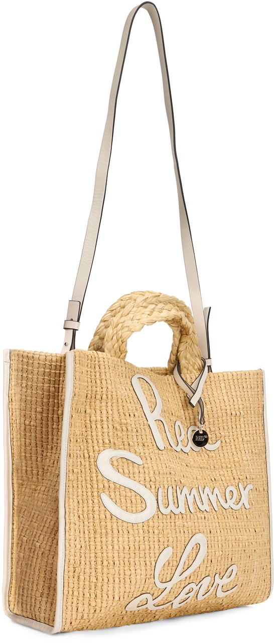 Valentino Beige summer bag with casual and versatile design. Beige