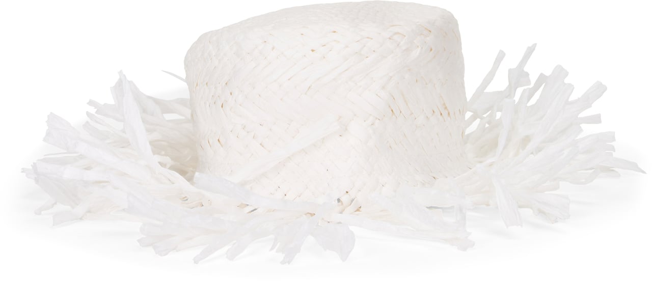 Valentino Elegant white hat, light and breathable. Wit