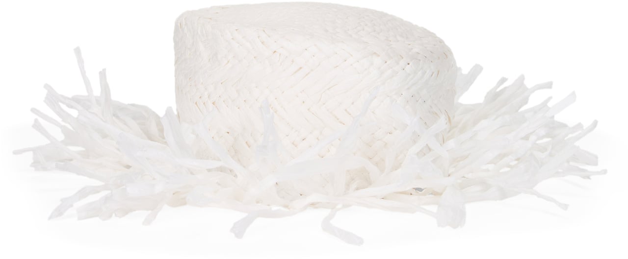 Valentino Elegant white hat, light and breathable. Wit