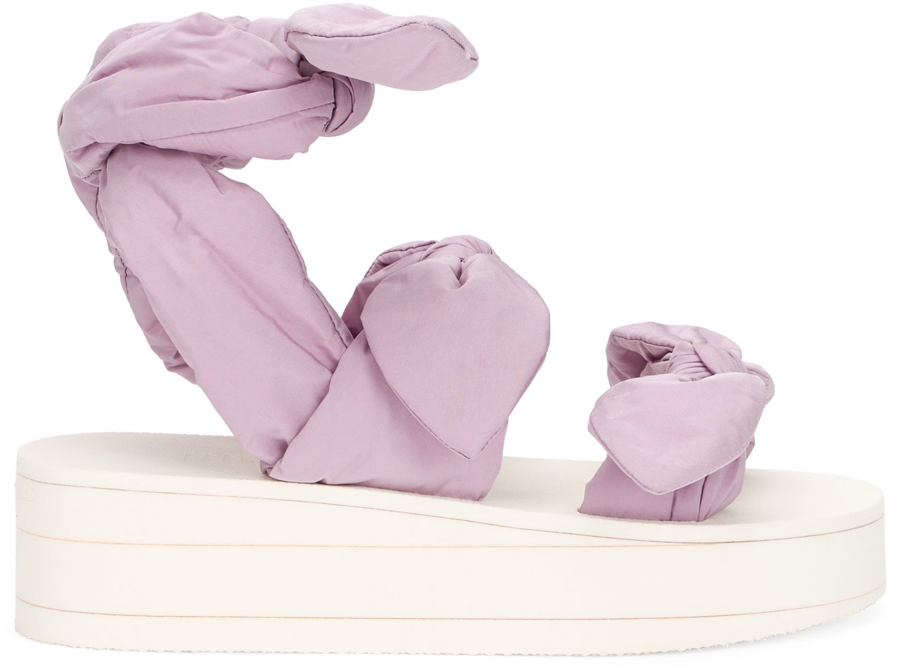 Valentino Lilac platform sandals, casual and versatile. Paars