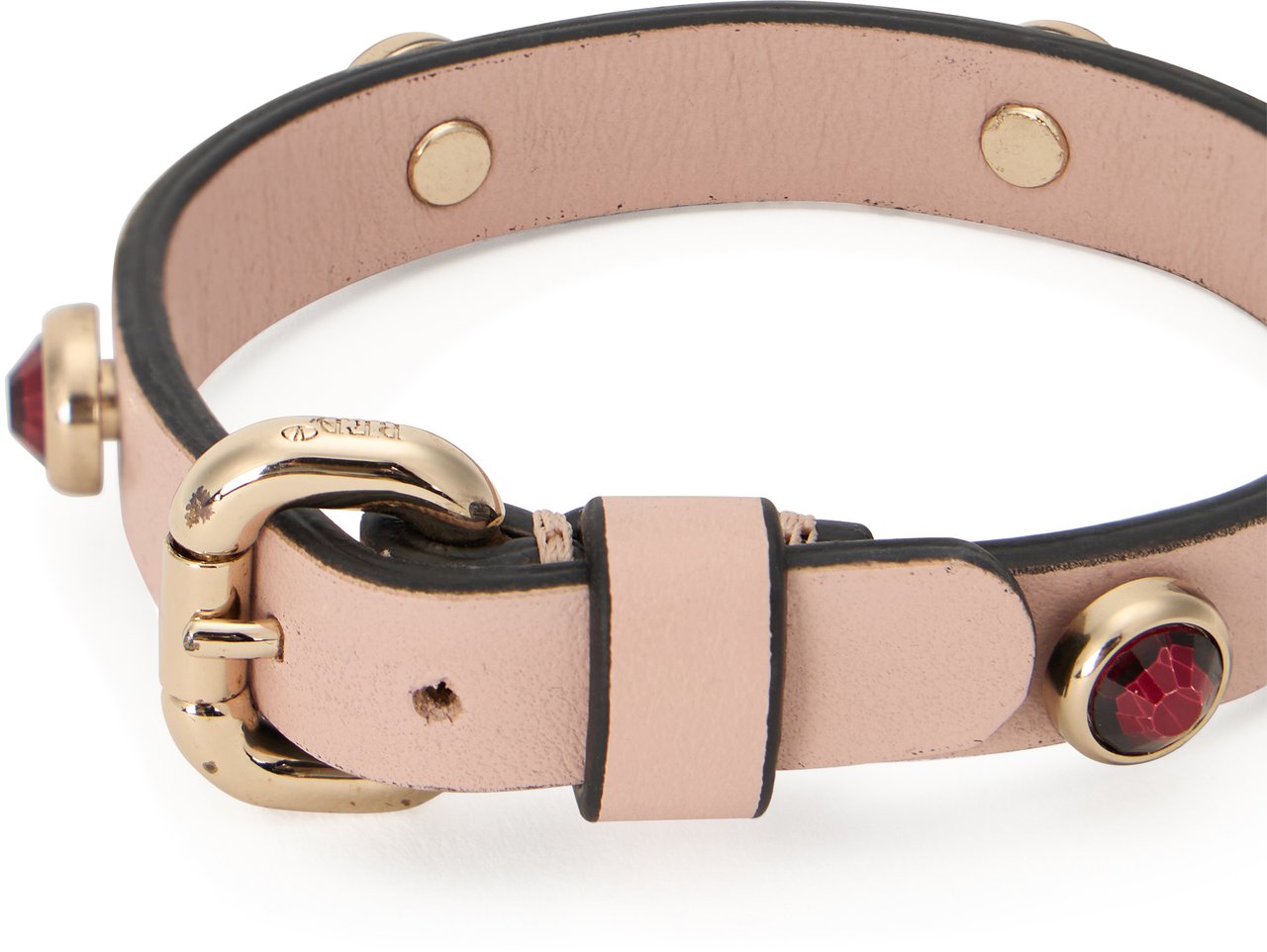 Valentino Elegant golden pink bracelet with decorative gems. Roze