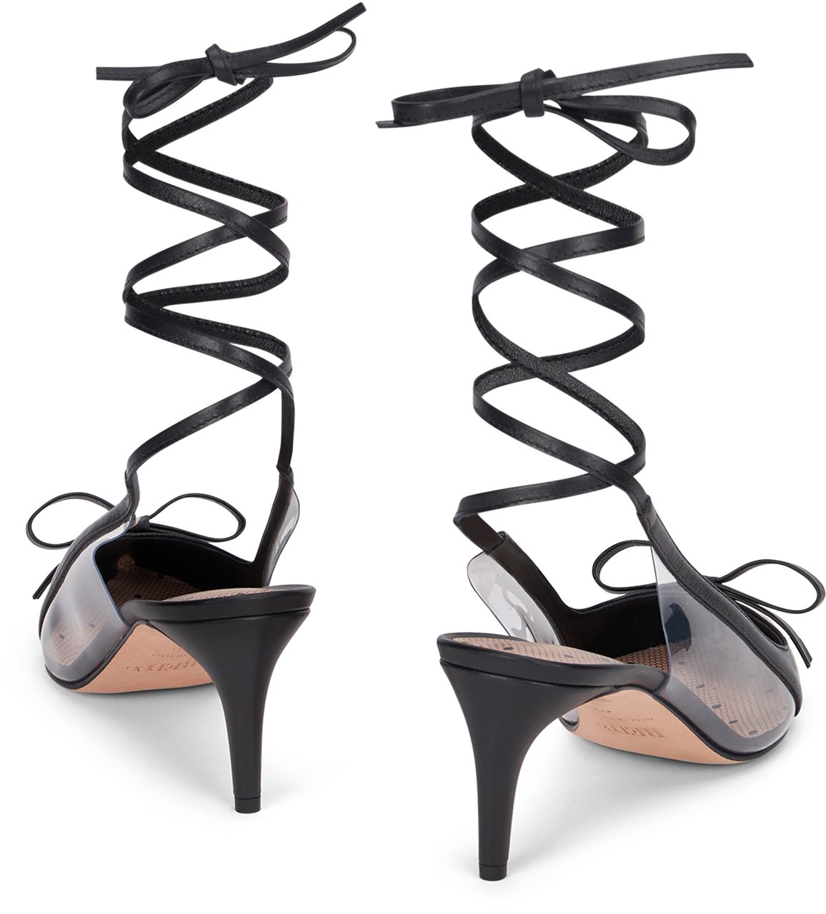 Valentino Black pointed décolletage Zwart