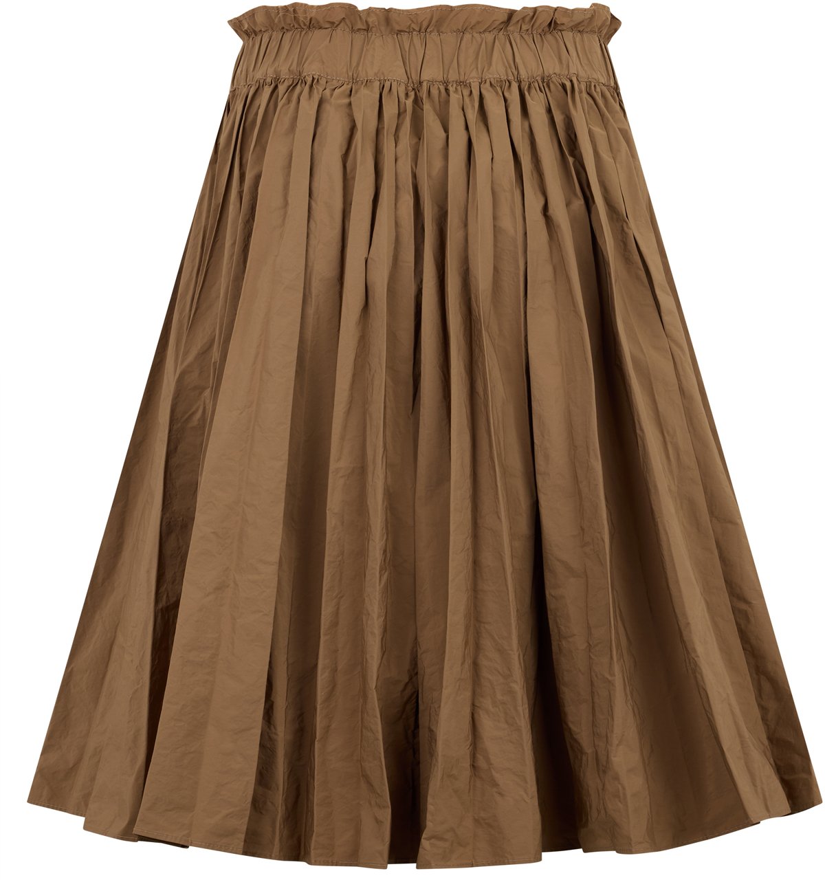 Valentino Wide skirt with elegant versatile pleats. Groen