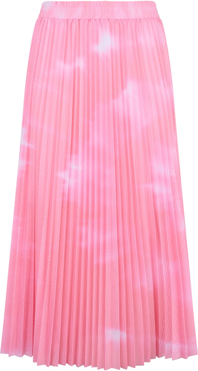 Valentino Long pink skirt with fluid and versatile design. Roze