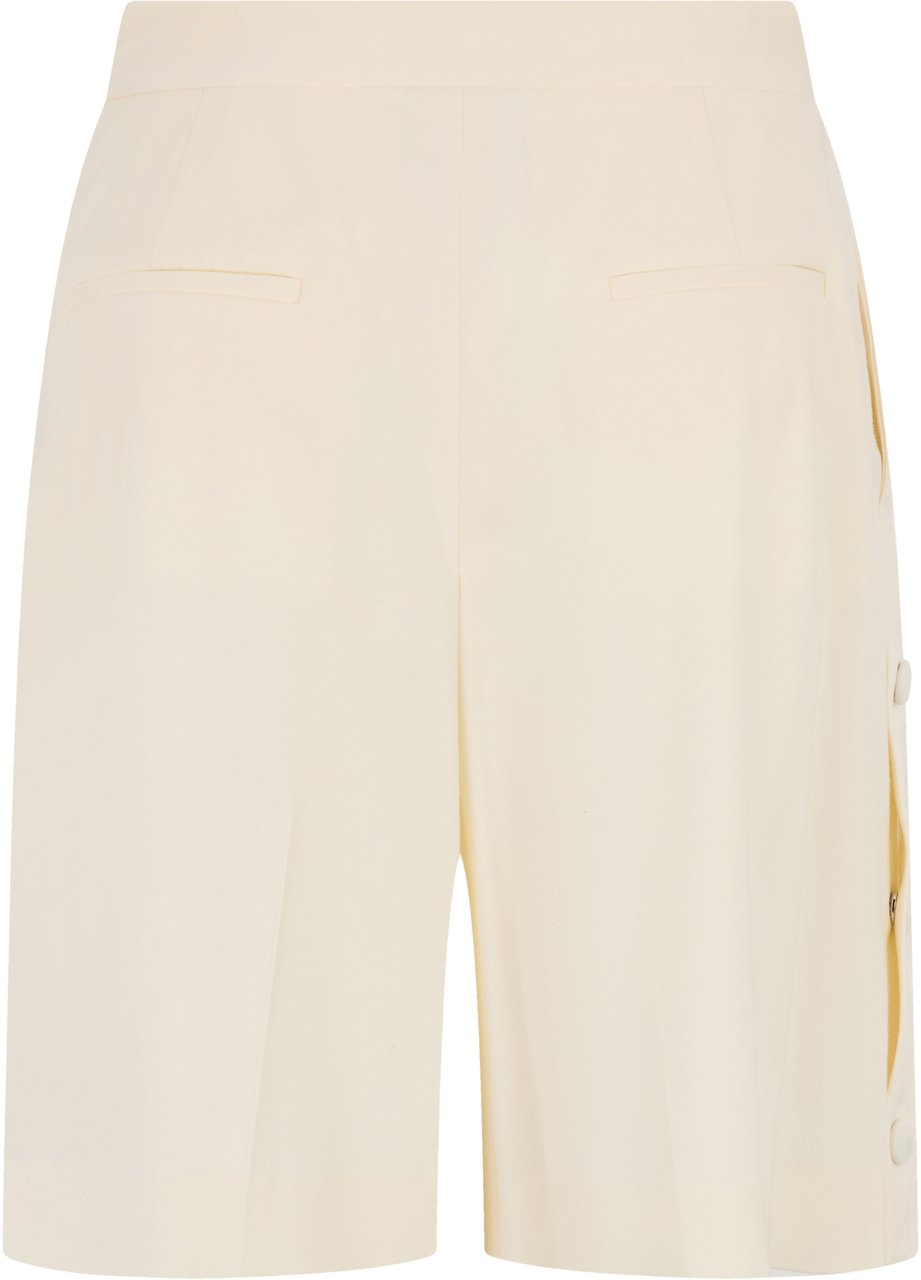 Valentino Elegant white cream-colored shorts, ideal for any occasion Neutraal