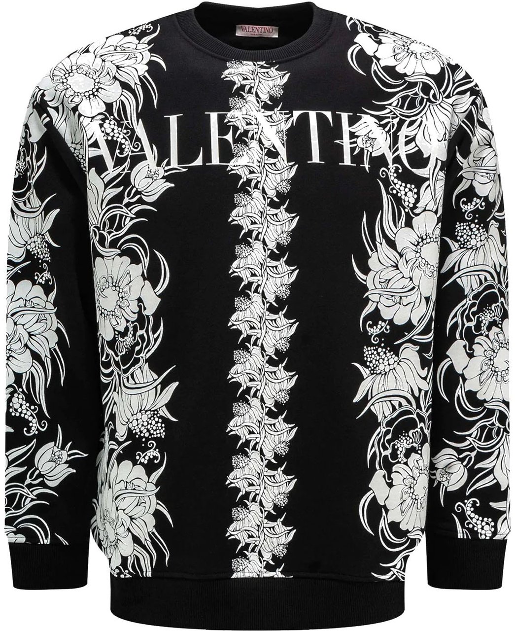 Valentino Valentino Flowers Daisyland Sweatshirt Zwart