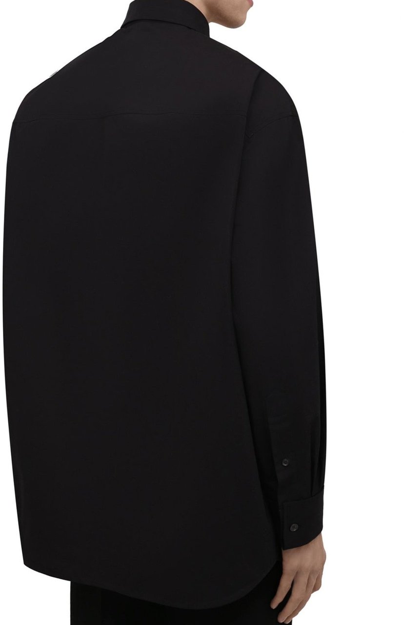 Valentino Valentino Garavani Water Nights Patches Shirt Zwart