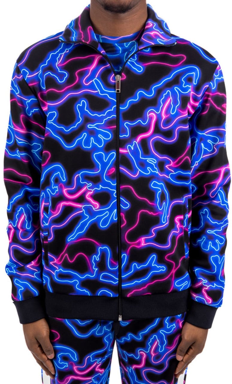 Valentino Valentino Garavani Zip-Up Sweatshirt Blauw