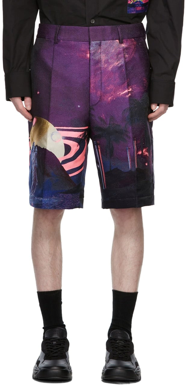 Valentino Valentino Garavani Water Nights Shorts Paars