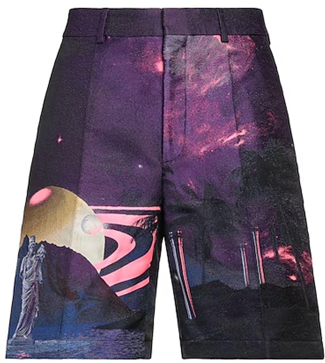 Valentino Valentino Garavani Water Nights Shorts Paars