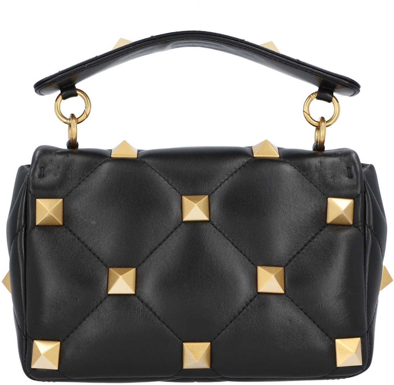 Valentino Studded Leather Handbag Zwart