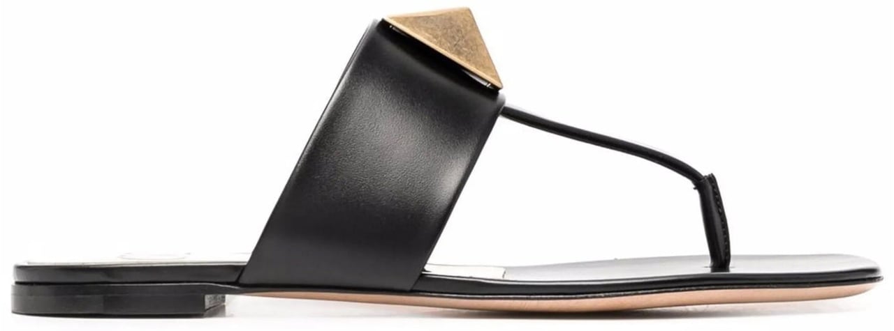 Valentino Valentino Garavani One Stud sandals Zwart