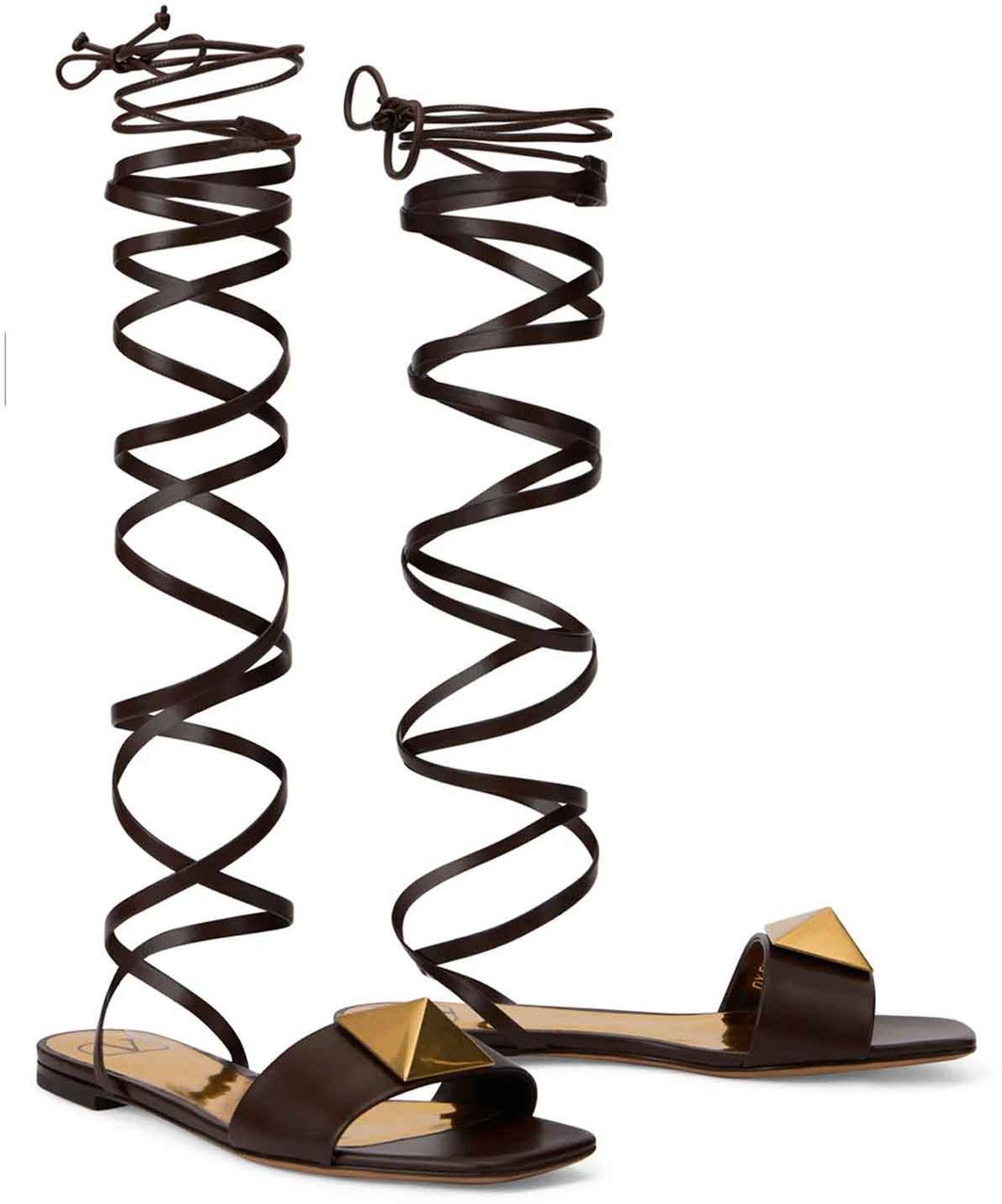 Valentino VALENTINO GARAVANI Spiral sandals Bruin