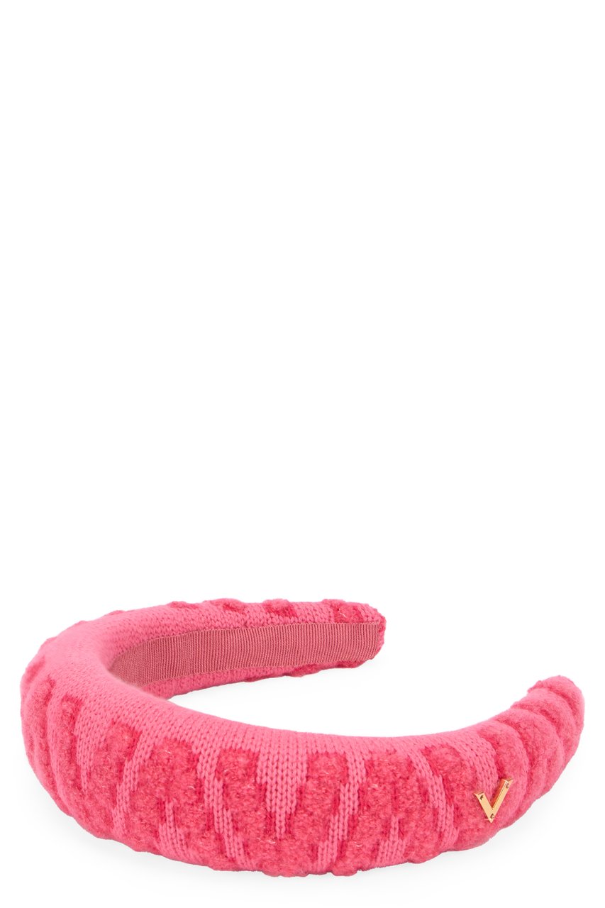 Valentino Crochet headband Roze