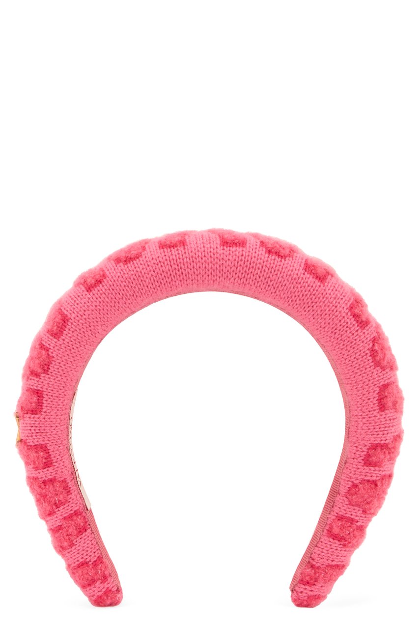Valentino Crochet headband Roze