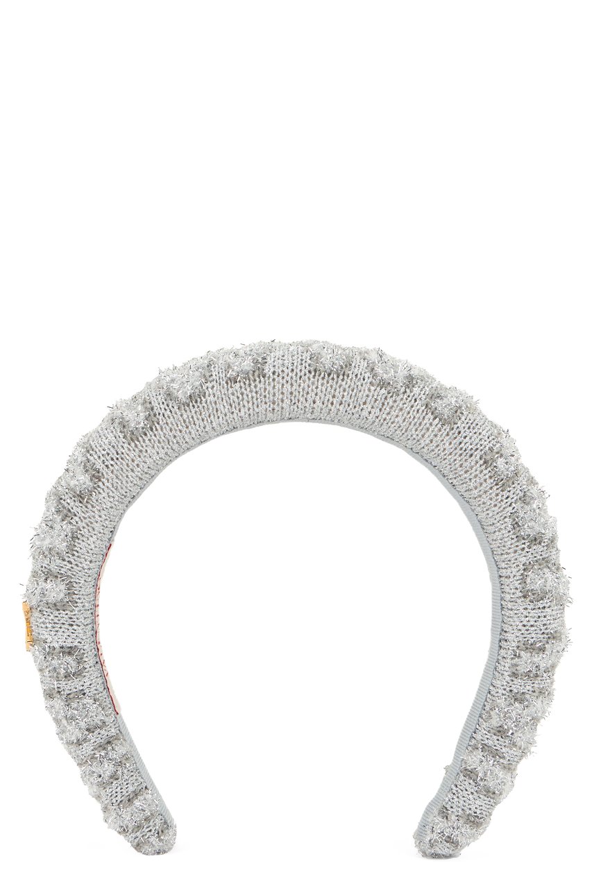 Valentino Knitted headband Zilver