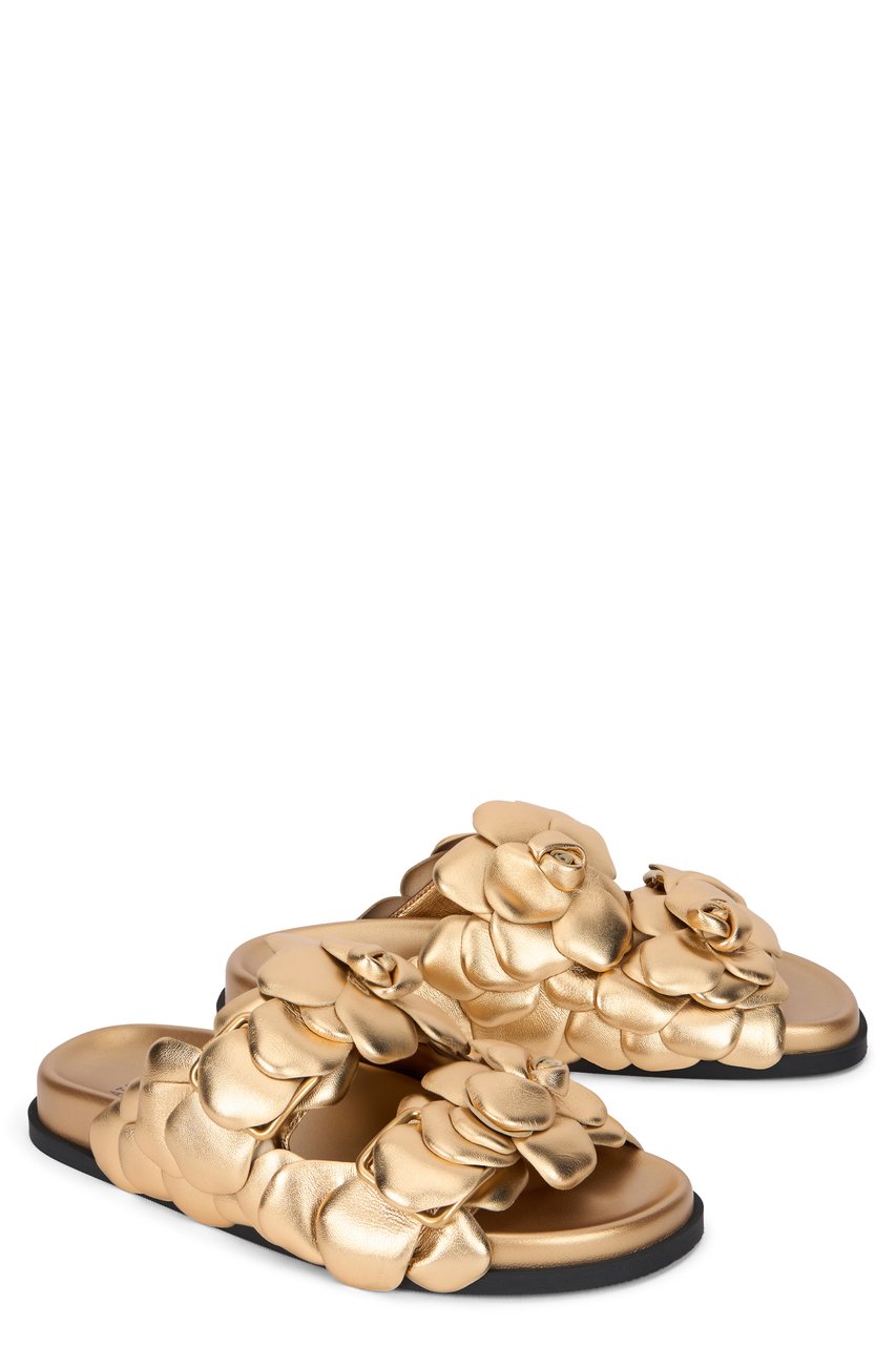 Valentino Slides in leather Goud