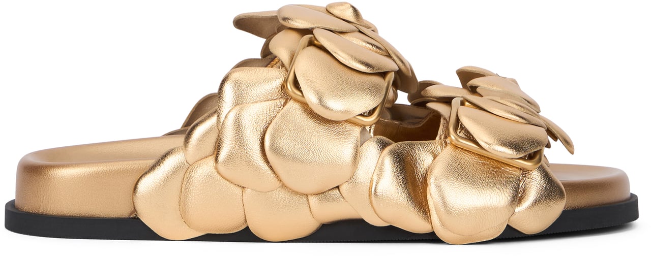 Valentino Slides in leather Goud