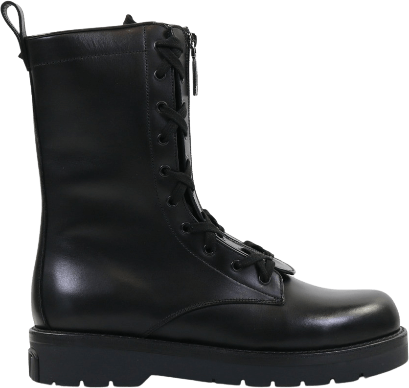 Valentino Heren Combat Boot Zwart
