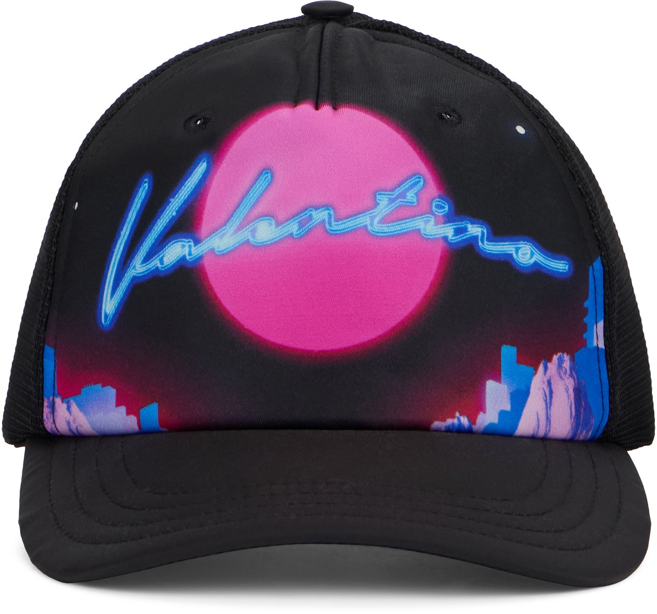 Valentino Printed baseball cap Zwart