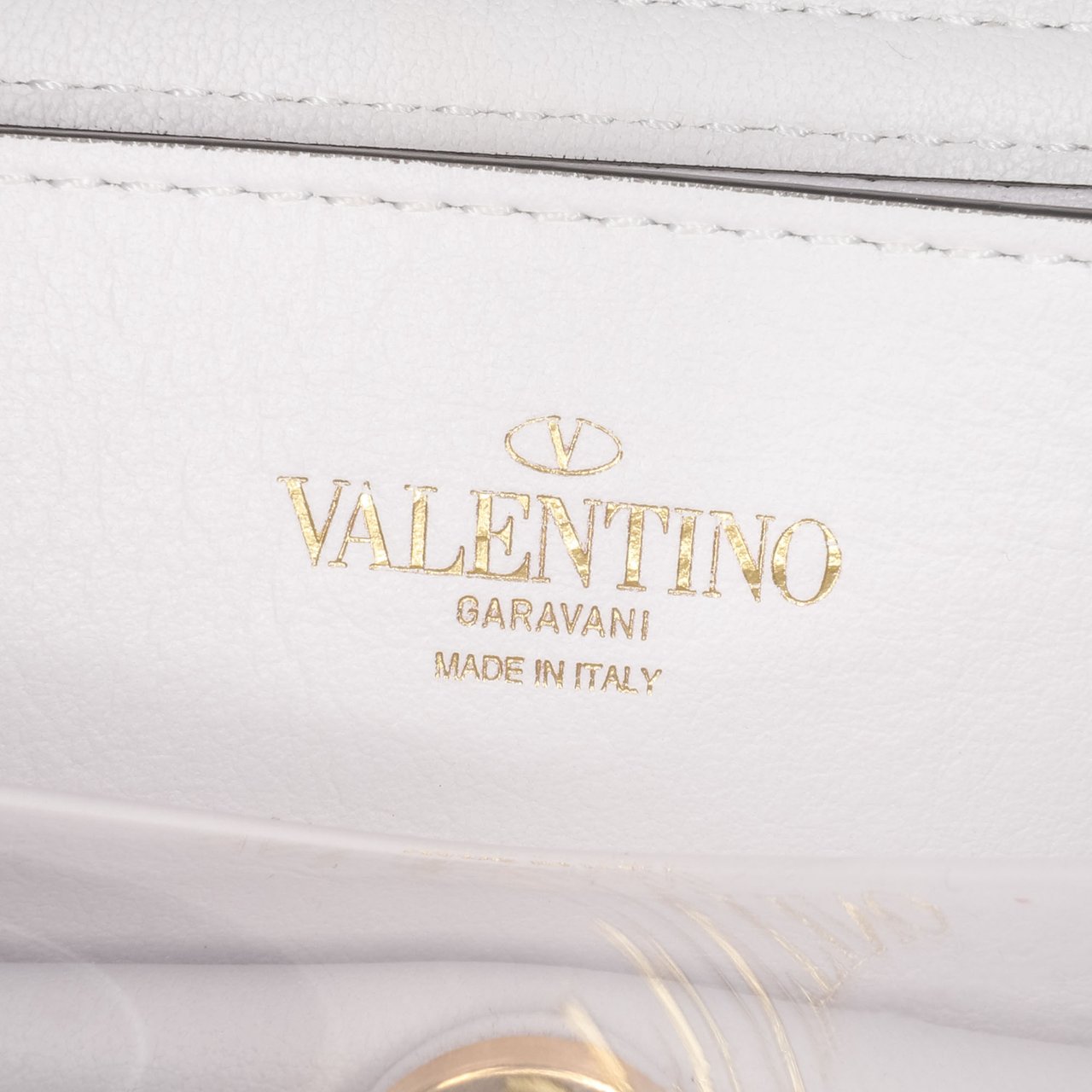 Valentino PVC VLogo Loco Satchel Wit