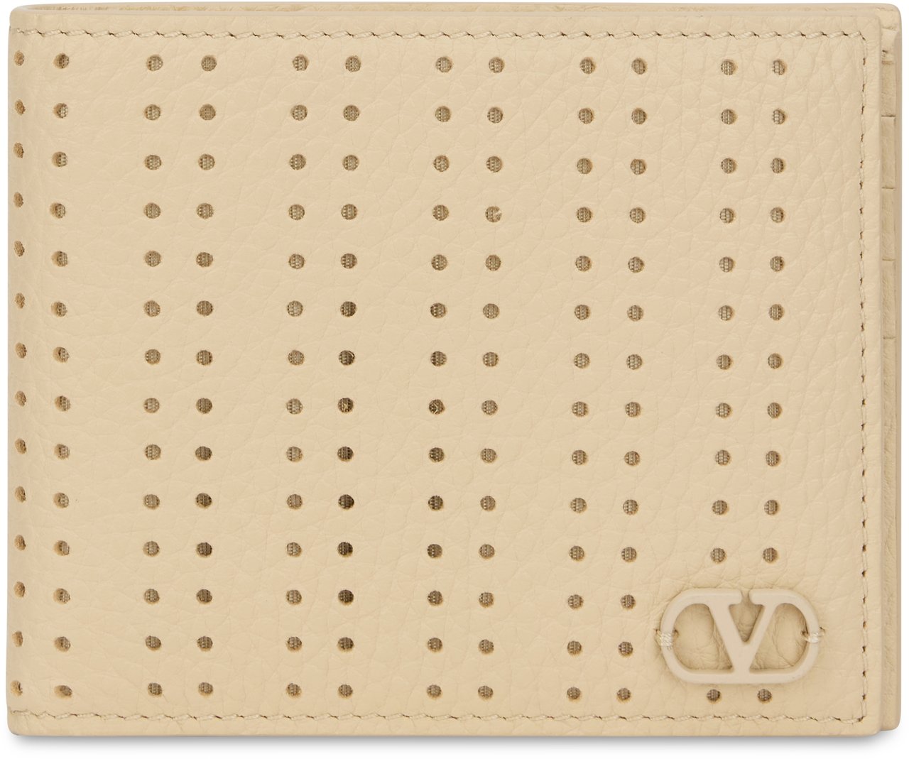 Valentino Wallet with logo Beige