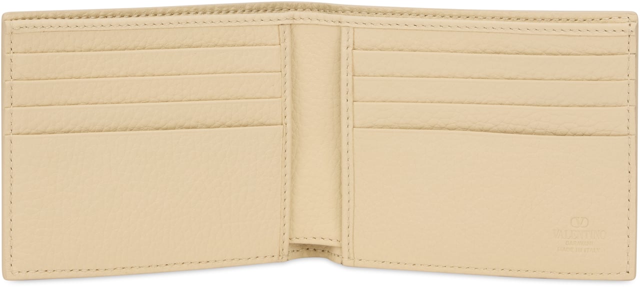 Valentino Wallet with logo Beige