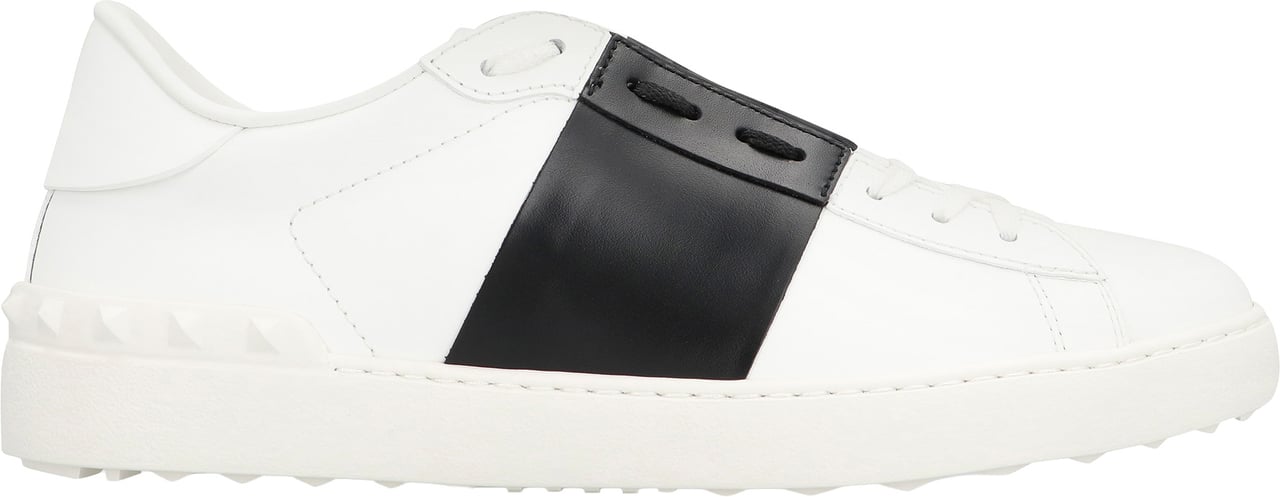 Valentino Garavani - Open Leather low-top sneakers Wit