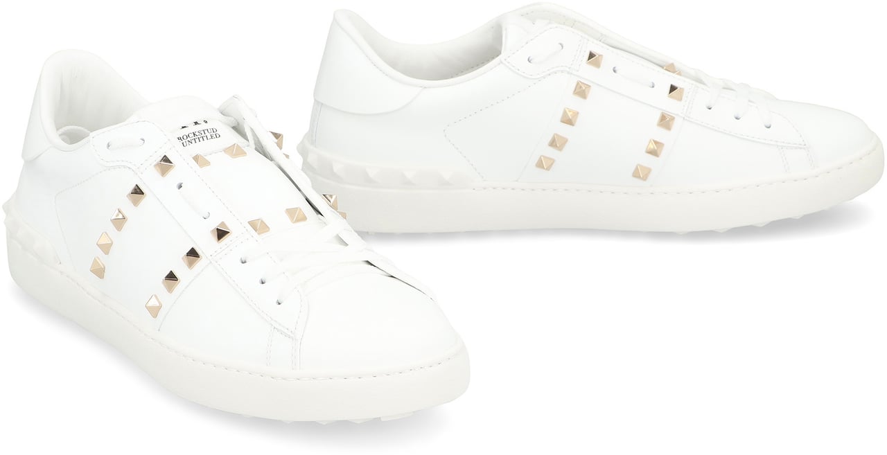 Valentino Rockstud low-top sneakers Wit