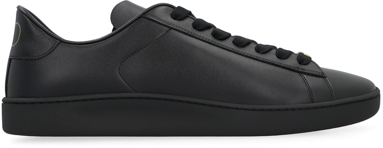Valentino Royco leather low-top sneakers Groen