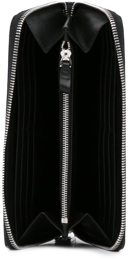 Valentino Studded Zip Around Wallet Zwart