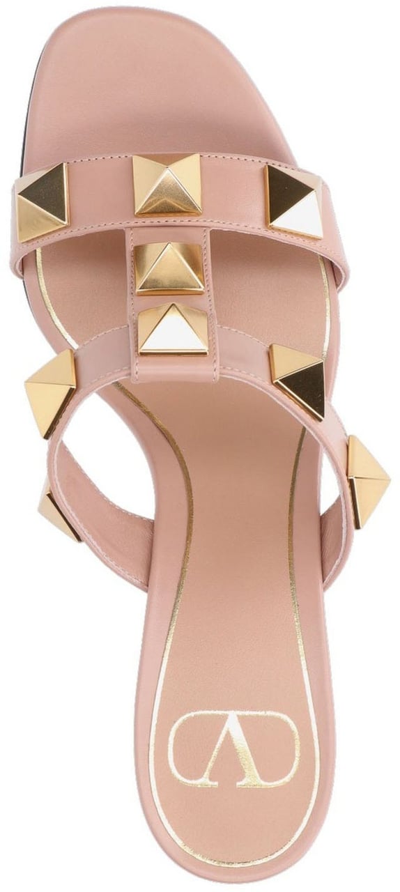 Valentino Valentino Garavani Roman Stud Sandals Beige