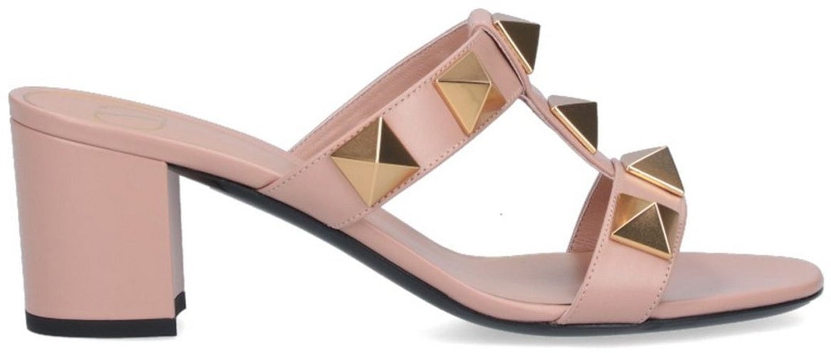 Valentino Valentino Garavani Roman Stud Sandals Beige