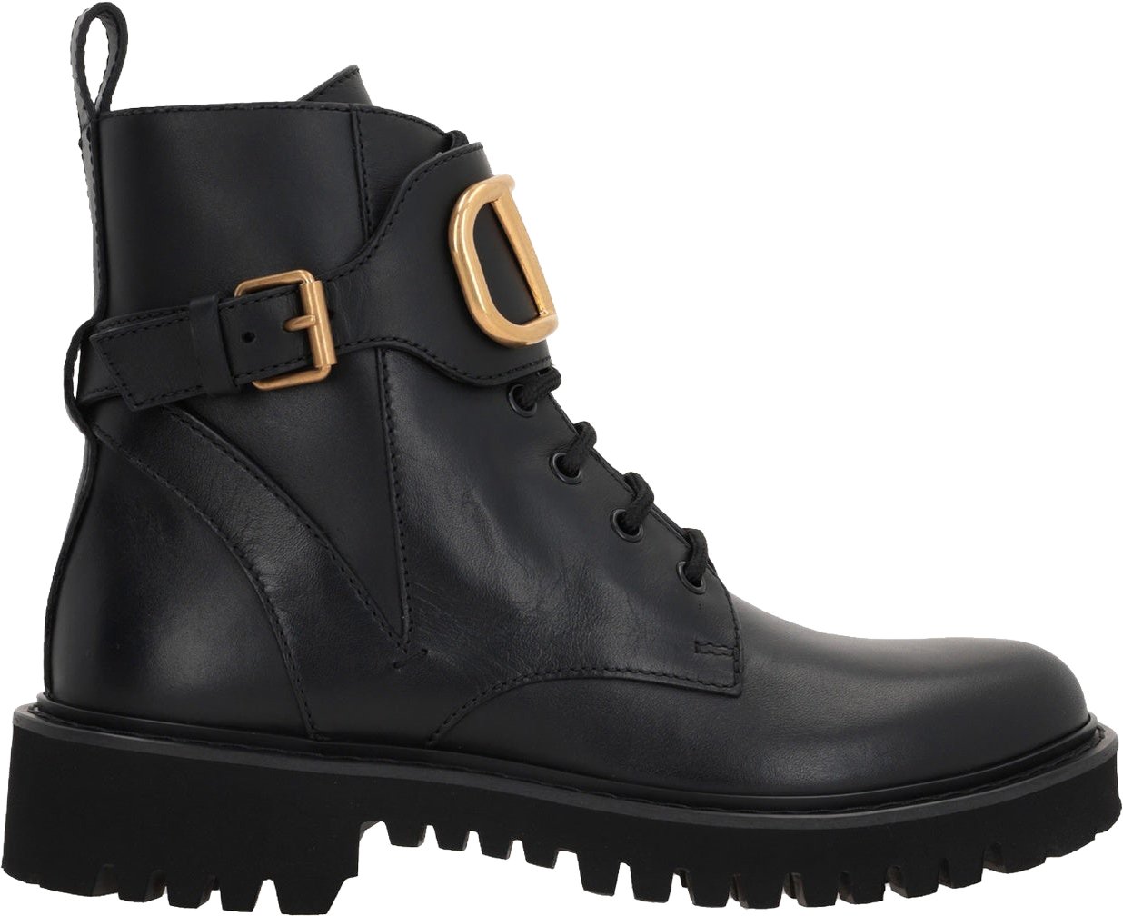 Valentino Garavani Vlogo Ankle Boots Zwart