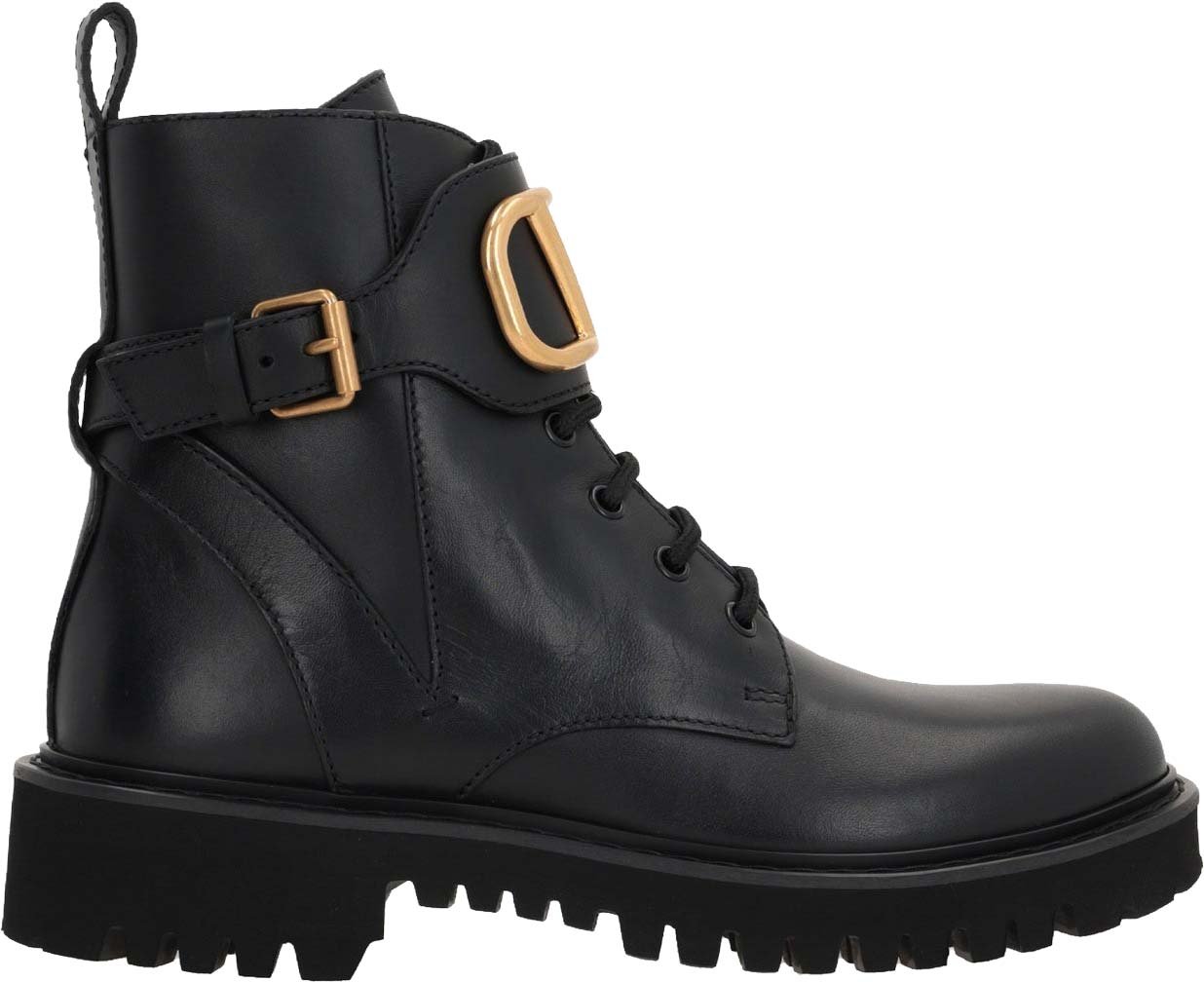 Valentino Garavani Vlogo Ankle Boots Zwart