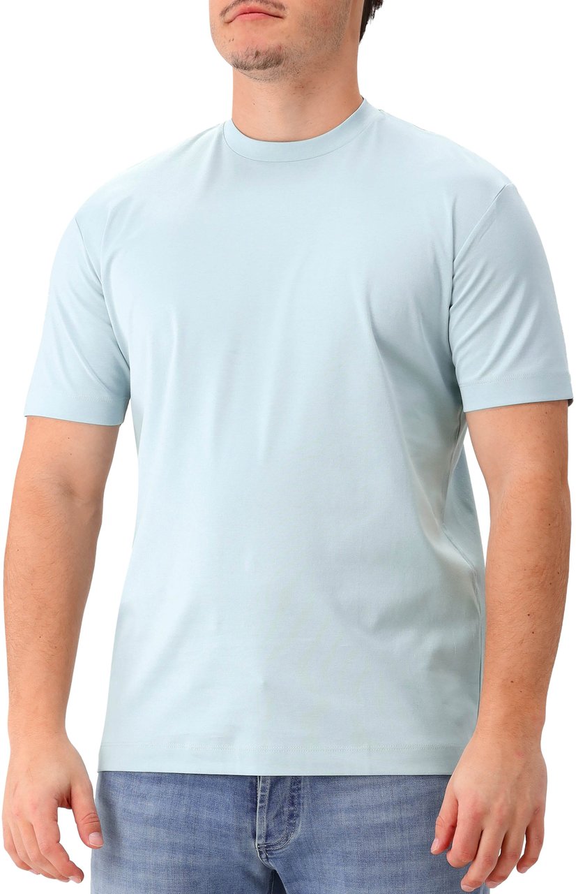 Valenza Valenza T-shirt Interlock Supima Mint Blauw