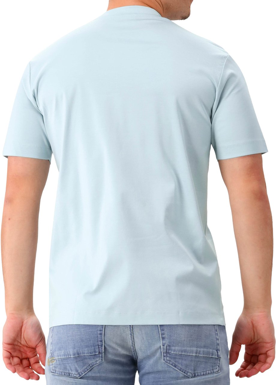 Valenza Valenza T-shirt Interlock Supima Mint Blauw