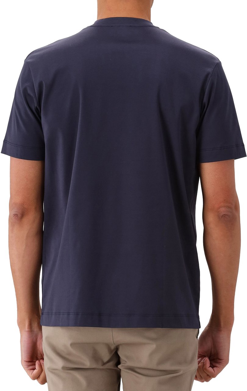 Valenza Valenza T-shirt Interlock Supima Comet 0195 Blauw