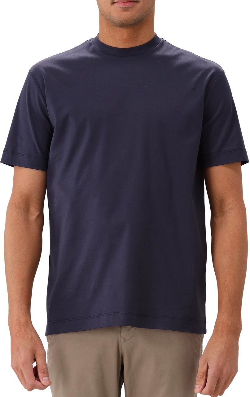 Valenza Valenza T-shirt Interlock Supima Comet 0195 Blauw