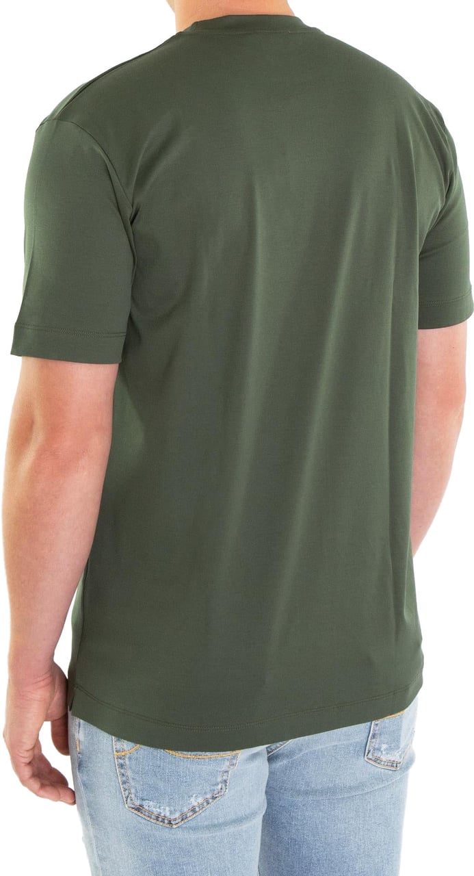 Valenza Heren Interlock Supima T-Shirt Groen Groen