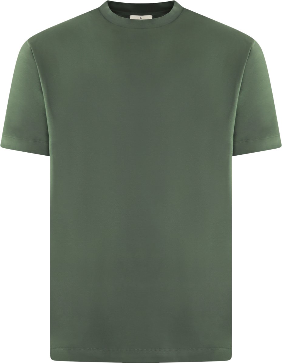 Valenza Heren Interlock Supima T-Shirt Groen Groen