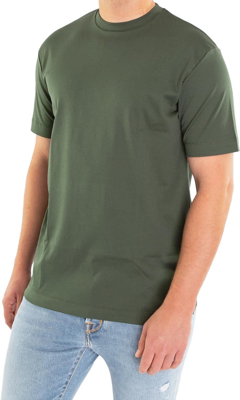 Valenza Heren Interlock Supima T-Shirt Groen Groen