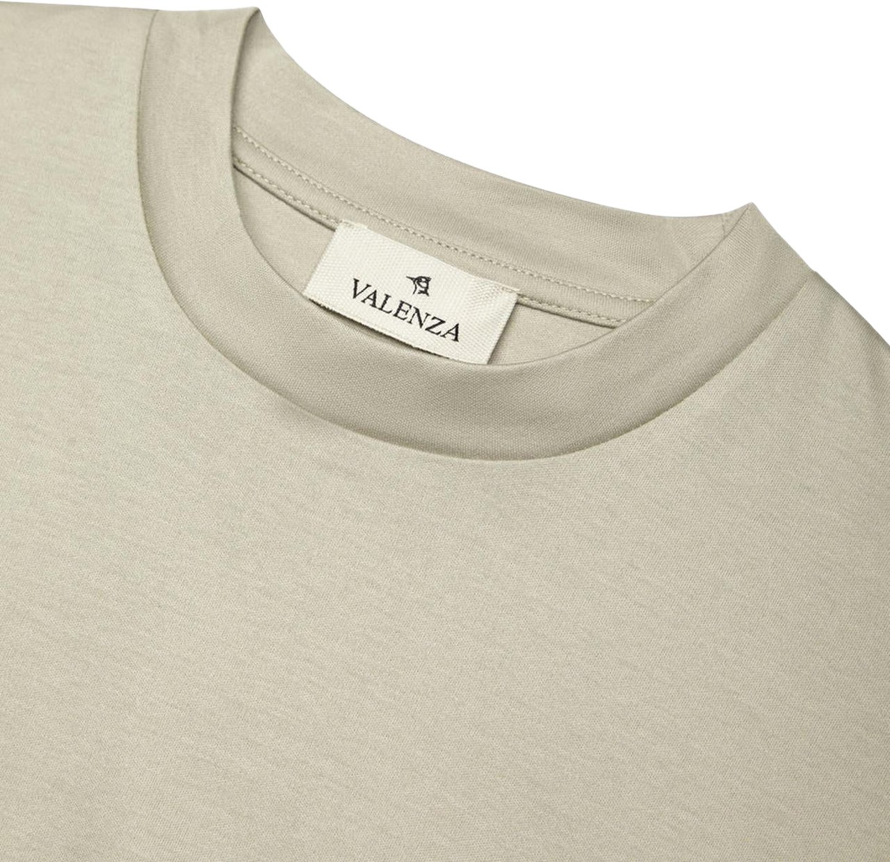 Valenza Heren Interlock Supima T-Shirt Groen Groen