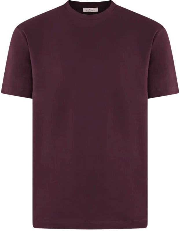 Valenza Heren Interlock Supima T-Shirt Rood Geel